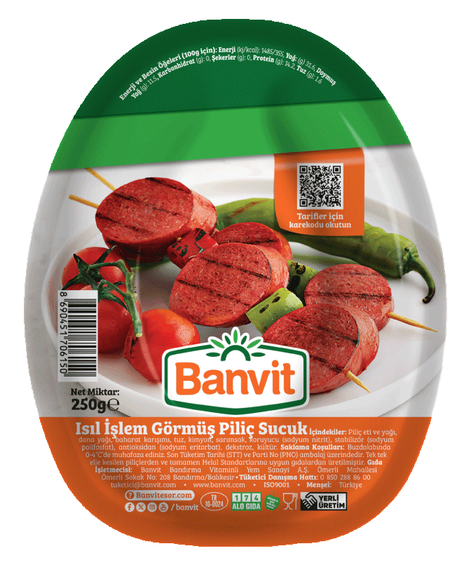 Banvit Sliced Sausage 250g