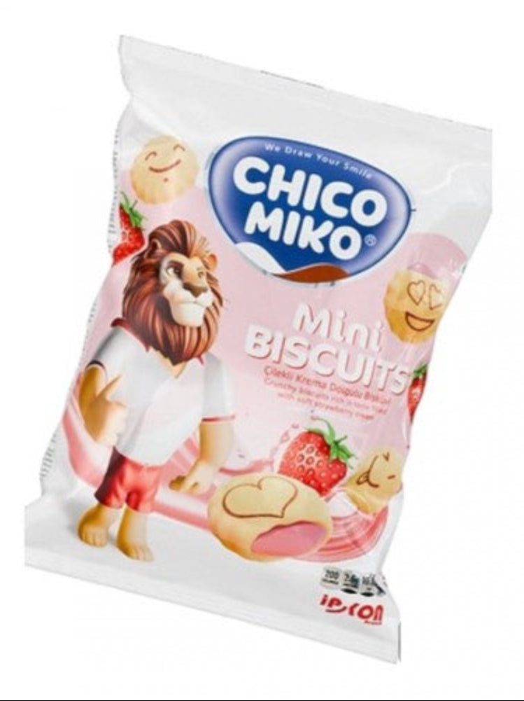 Chico Miko Mini Biscuits Strawberry 25g