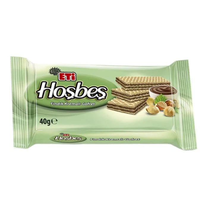 Eti Hoşbeş Fındık Kremalı Gofret 40g