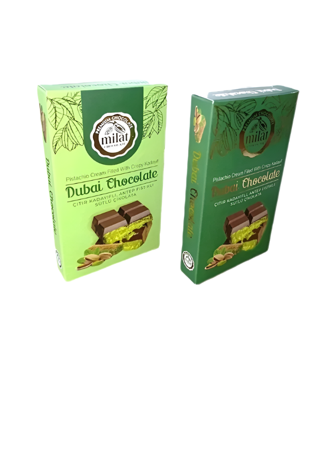 Milat Dubai Çikolatası Antep Fistik 60gr