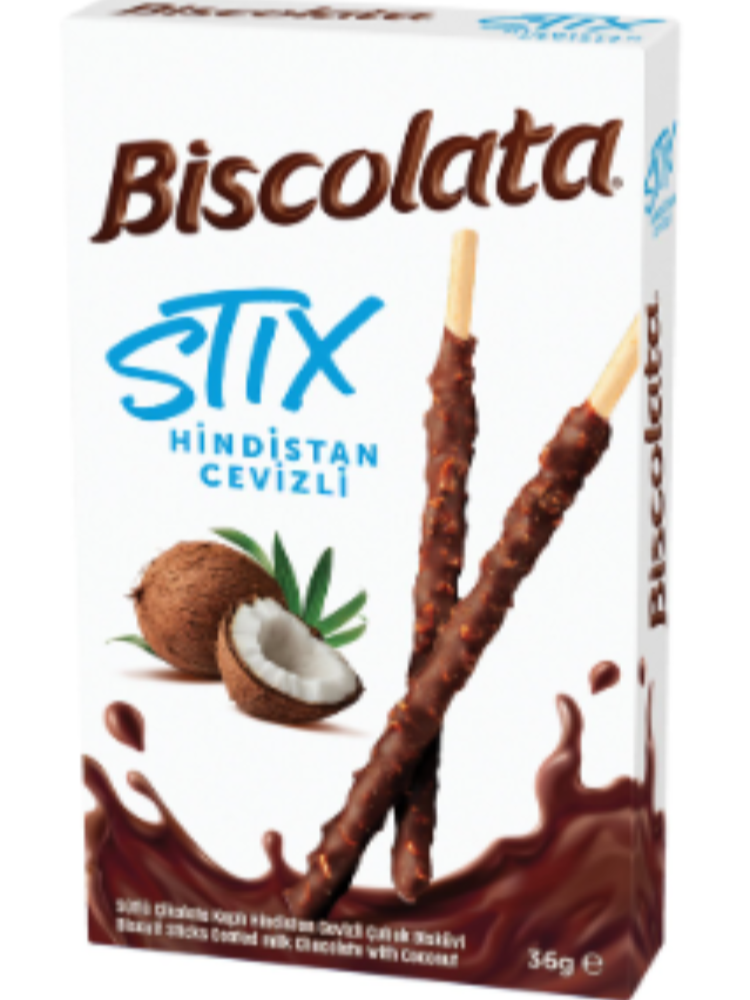 Biscolata Sticks Hindistan Cevezi 36g