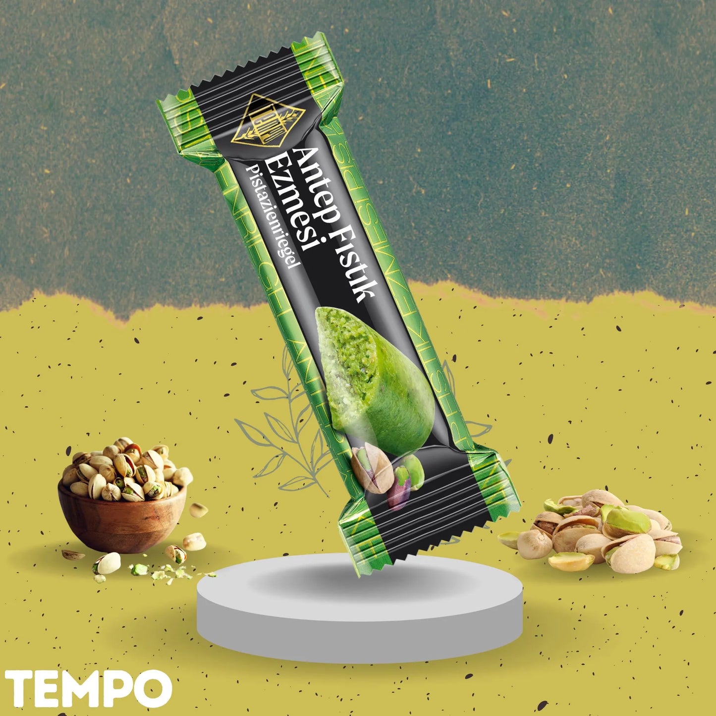 Tempo Antep Fistik Ezmeli Bar 24g