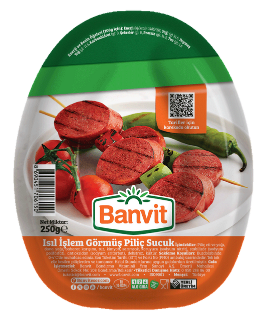 Banvit Sliced Sausage 250g