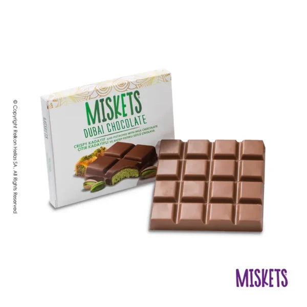 Miskets Dubai Chocolate 100g
