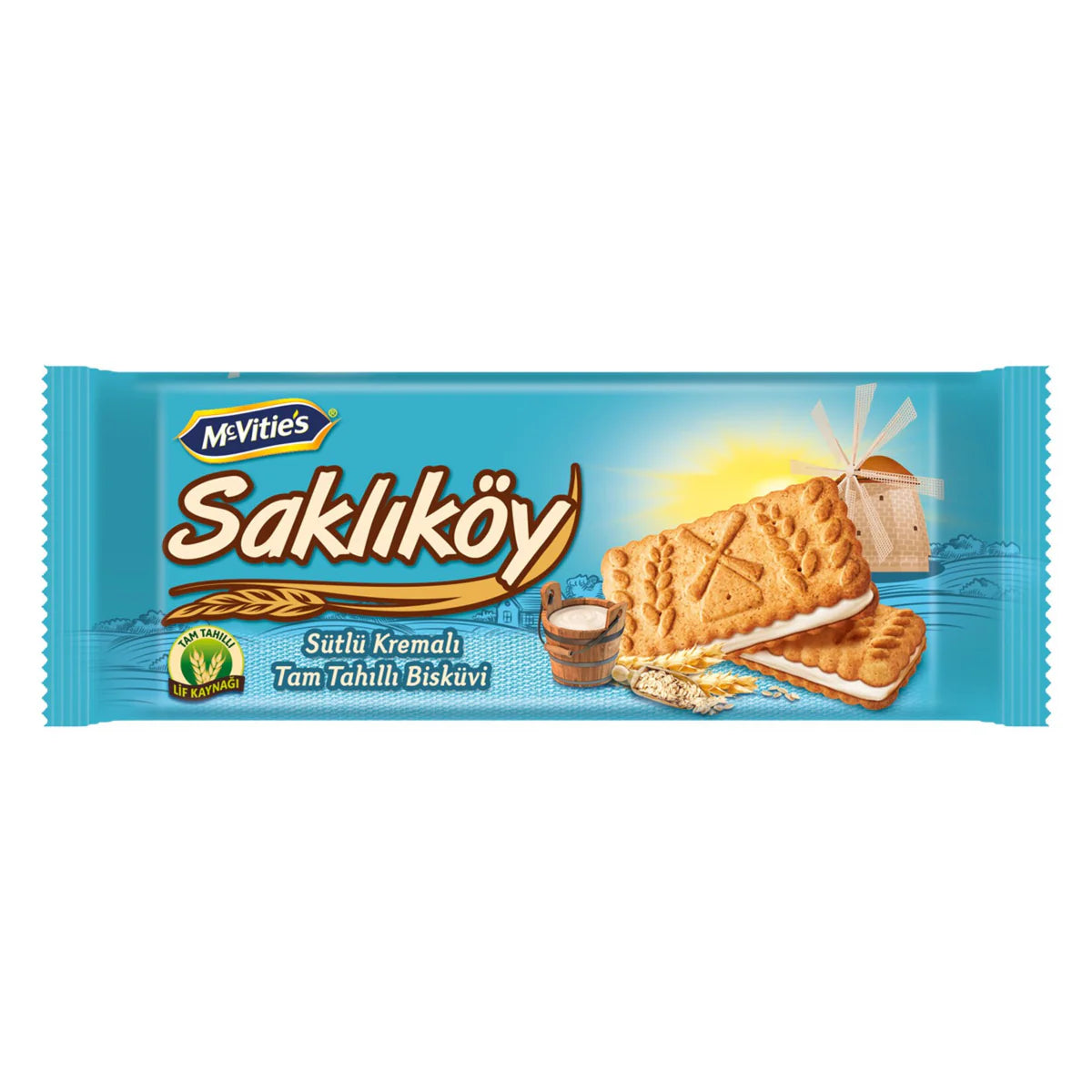 Ülker Saklıköy Sutlu Kremalı Bisküvi 100g